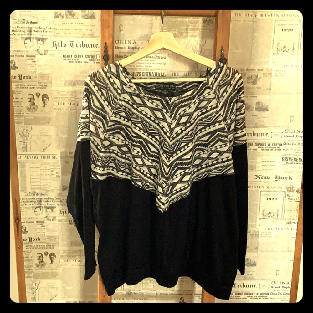Forever 21- Black and White Sweater